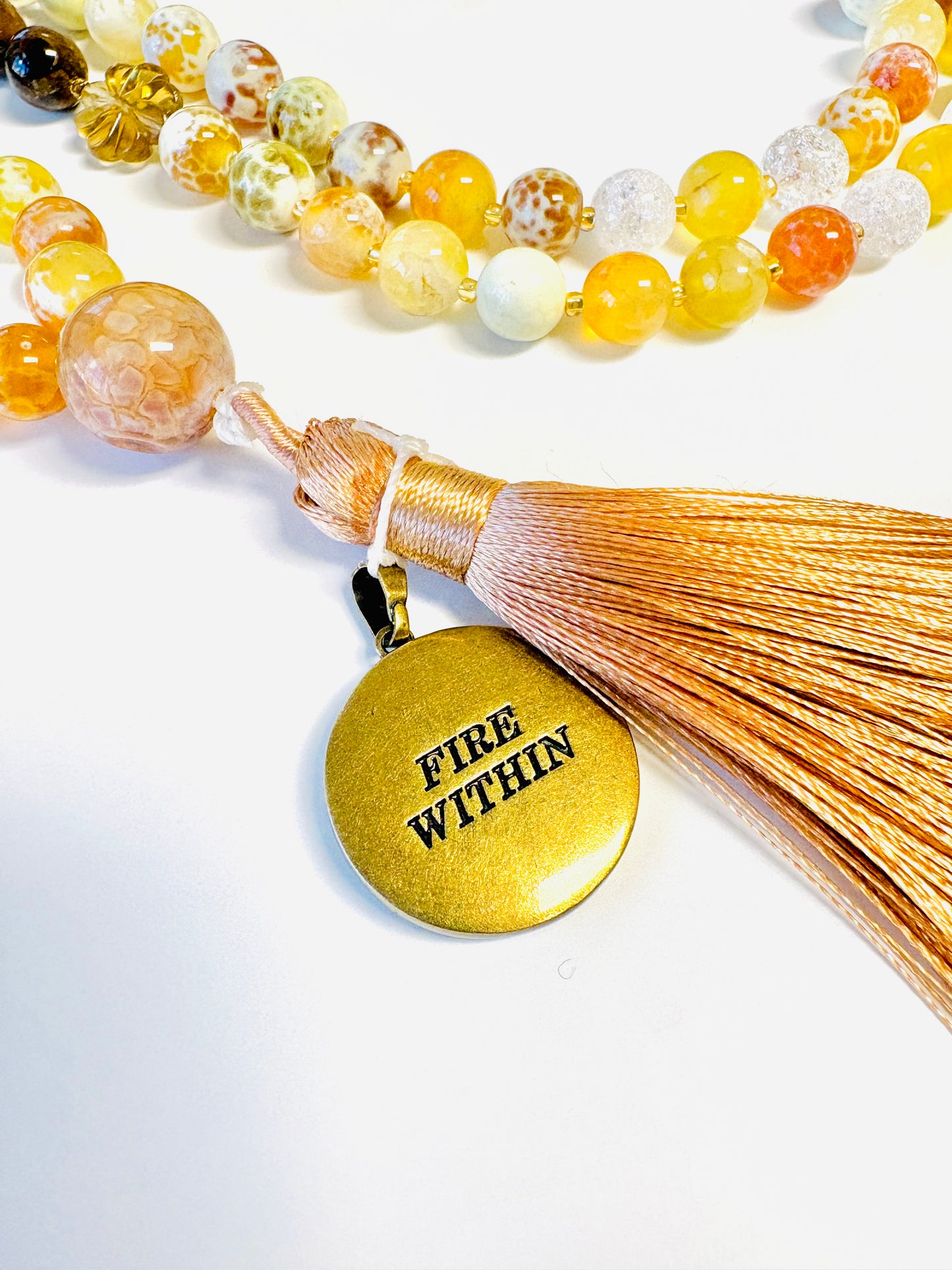 Fire Within Mala Necklace