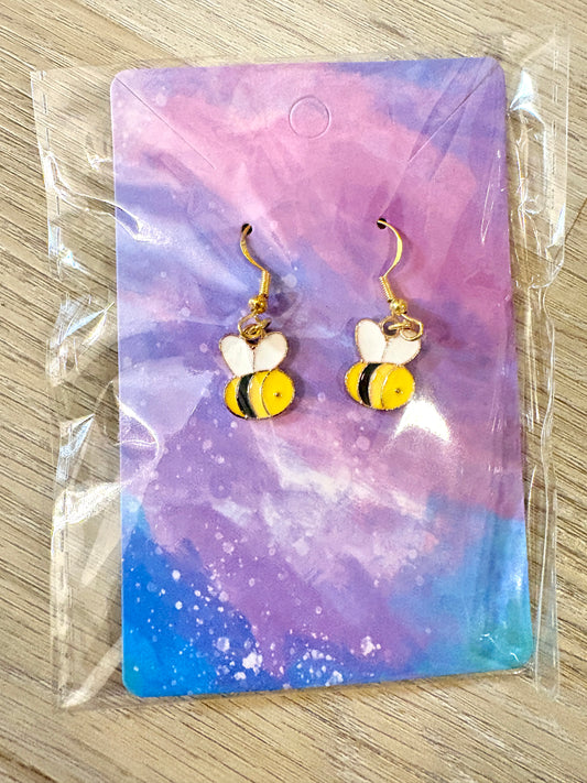 Sunny Little Bee Earrings