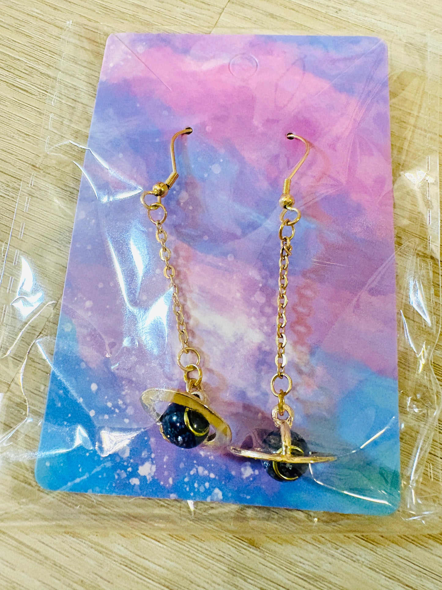 Planetary Moon Earrings