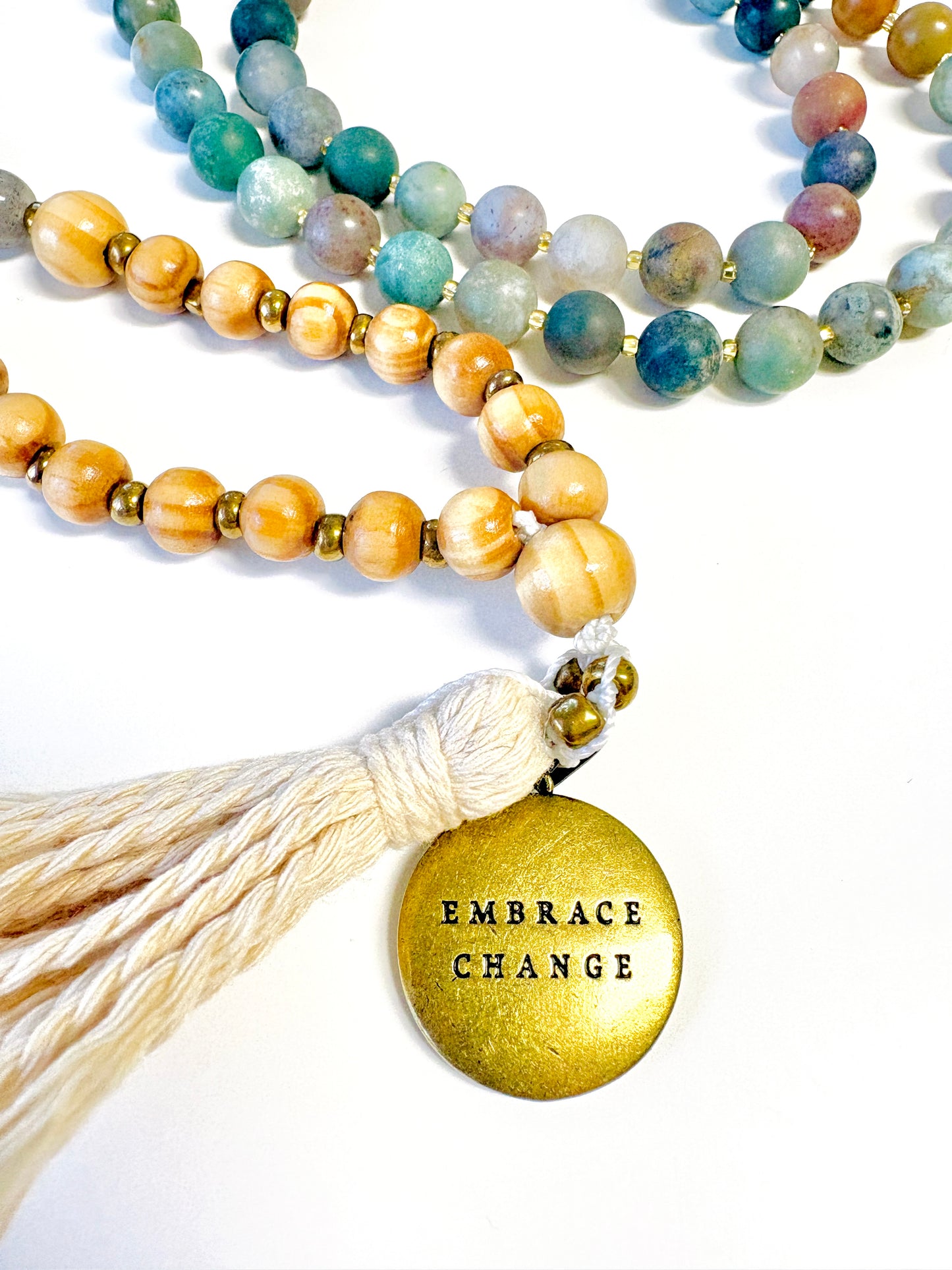 Steady Metamorphosis Mala Necklace